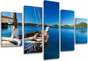 Obraz na stenu 5 dielny PLÁŽ PL020E50