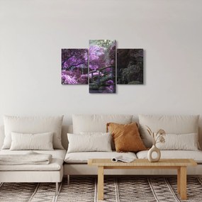 Obraz - fialové stromy (90x60 cm)