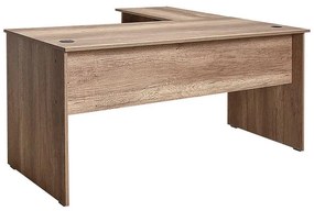 Rohový PC stolík Raven (orech svetlý) . Vlastná spoľahlivá doprava až k Vám domov. 1109412