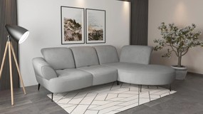 XXXLutz ROHOVÁ SEDAČKA, textil, sivá Sit & More - Sedačky - 000144013205