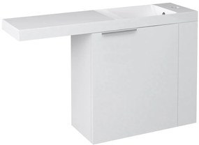 Sapho Sapho, LATUS VI umývadlová skrinka 50x50x22cm, pravá, biela, LT610-3030
