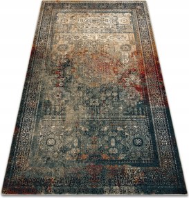 Koberec Do Obývačky vlna Superior Mamluk Rozeta vintage smaragd 200x300 cm