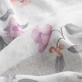 ZÁCLONA NA KRÚŽKOCH ANTEA 140X250 CM KVETY