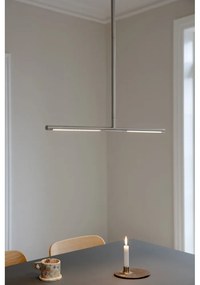 Kovové LED závesné svietidlo v striebornej farbe s kovovým tienidlom Omni Ceiling – UMAGE