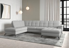 XXXLutz SEDACIA SÚPRAVA, textil, svetlosivá Sit & More - Sedačky - 00014401333D