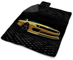 Sablio Plážová deka Chevrolet Camaro Bodky: 200x140 cm