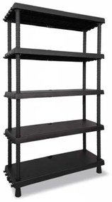 Plastový regál, nastaviteľné police 1645 x 920 x 450 mm