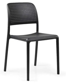 BORA BISTROT záhradná stolička bez podrúčok celeste