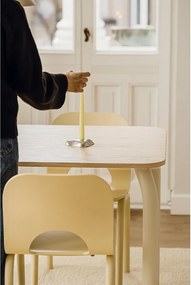 Jedálenský stôl s doskou v dubovom dekore 80x140 cm Meko – noo.ma