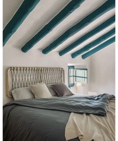 Čelo postele z cédrového dreva v sivo-prírodnej farbe 165x60 cm Aberash - Kave Home