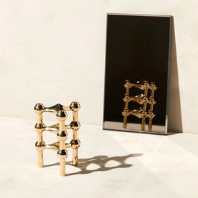 Stoff Nagel Dizajnový svietnik STOFF Nagel Solid Brass – set 3 ks