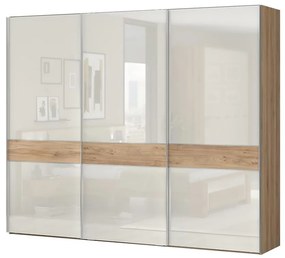 Skriňa 3d Gala pk281/gl lakované pacific walnut/beige