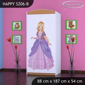 Detská skriňa PRINC A PRINCEZNA - TYP 6B
