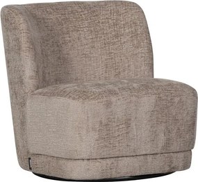 Svetlohnedé zamatové kreslo Atty – WOOOD