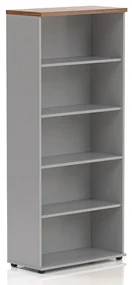 Vysoká skriňa Visio LUX 80 x 38,5 x 183,5 cm, orech