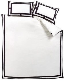 Čierno-biele obliečky na jednolôžko 135x200 cm Mono Panel – Catherine Lansfield