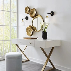 Toolight Toolight, nástenné svietidlo 1xE27 APP1301-1W, čierna-zlatá, OSW-06581