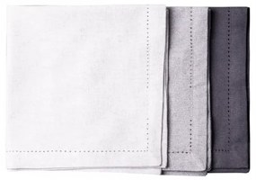 Oceľové sivé bavlnené obrúsky 45 x 45 cm 2 ks – Basic Ambiente (596402)