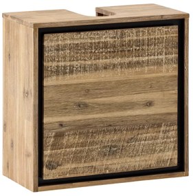 furniture-nabytek.cz - Masívna skrinka pod drez Jolo z akácie, lakovaná, hnedá