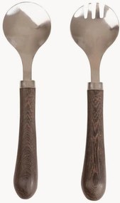 Drevený príbor na šalát Astrid, 2 ks