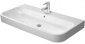 DURAVIT Happy D.2 umývadlo do nábytku s otvorom, s prepadom, spodná strana brúsená, 1000 x 505 mm, biela, s povrchom WonderGliss, 23181000271