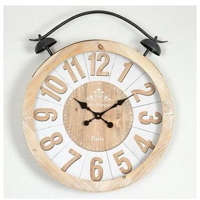 Nástenné hodiny 1xAA pr. 50 cm béžová