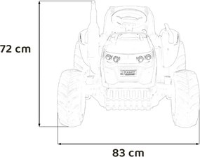 Ramiz Detský traktor GROW 1804 ružový