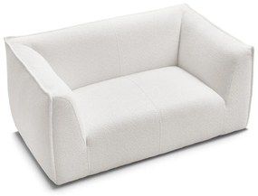 Biela pohovka z textílie buklé 170 cm Giorgia – Bobochic Paris