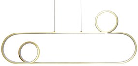 Toolight - LED závesné svietidlo APP809-CP GOLD, zlatá, OSW-09850