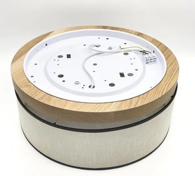 Brilagi - LED Stropné svietidlo BELLADONNA 2xE27/15W/230V pr. 40 cm krémová/dub