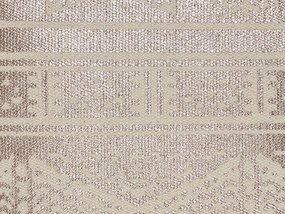 Sada 2 bavlnených vankúšov so vzorom 50 x 50 cm ružovozlatá OUJDA Beliani