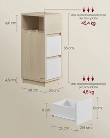 Set dvoch nočných stolíkov LET856N01 (2ks)