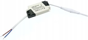 ecoPLANET Kruhový LED panel pre povrchovú montáž - čierny - 24W - studená biela