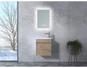 Zamora Sonoma Kúpeľňová skrinka s umývadlom a zrkadlom, LED