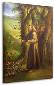 Obraz na plátně Svatý František z Assisi - 40x60 cm