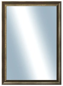 DANTIK - Zrkadlo v rámu, rozmer s rámom 50x70 cm z lišty Ferrosa bronzová (3143)
