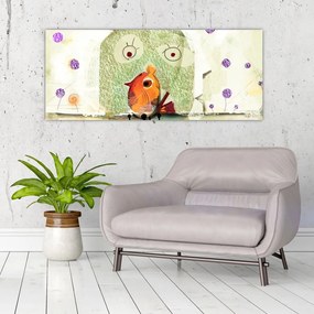Obraz - Duša vtáčika (120x50 cm)