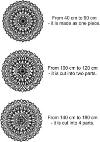 Elegantná  mandala na stenu – štýlová dekorácia interiéry | SENTOP HDF0251