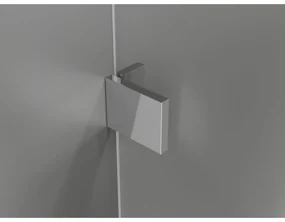 Mexen Lunar, výklopný sprchový kút ľavý 95 x 90 cm, 8mm číre sklo, chrómový profil, 834-095-090-01-00-L