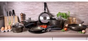 Hlboká panvica KITCHISIMO 28 cm čierna