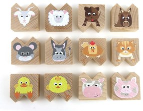 Milaniwood - Drevená balančná hra - domáce zvieratká