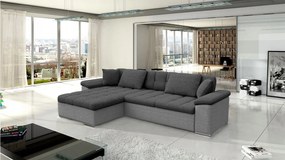 Rohová sedacia súprava Dante (sivá grafit)