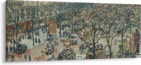Obraz - Camille Pissarro, Boulevard des Italiens, Morning, Sunlight, reprodukcia (120x50 cm)
