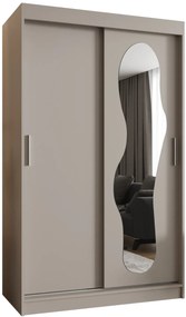 Šatníková skriňa 120 cm Ulta (kašmír). Akcia -51%. Vlastná spoľahlivá doprava až k Vám domov. 1126319