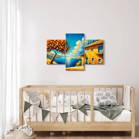 Obraz - Dom s pomarančmi II. (90x60 cm)
