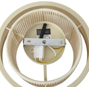 Moderné stropné svietidlo béžové so zlatom - Kora