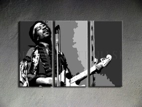Ručne maľovaný POP Art obraz Jimmy Hendrix | rôzne rozmery