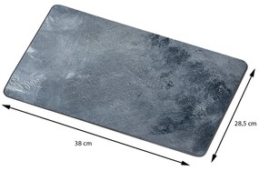 Doska na krájanie Concrete, sivá, 38x29 cm