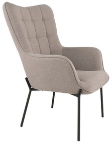 Svetlosivé kreslo ušiak Glasgow – House Nordic