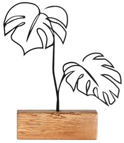 Kovová soška Leaves – Mioli Decor